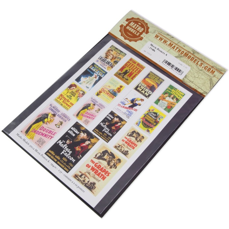 Matho Models Movie Posters A - 1940s 1/35 35102 additional image 4