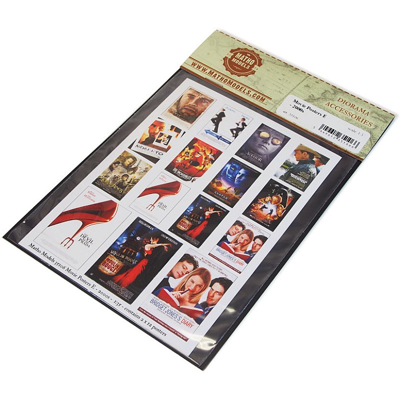 Matho Models Movie Posters E - 2000s 1/35 35106 additional image 4