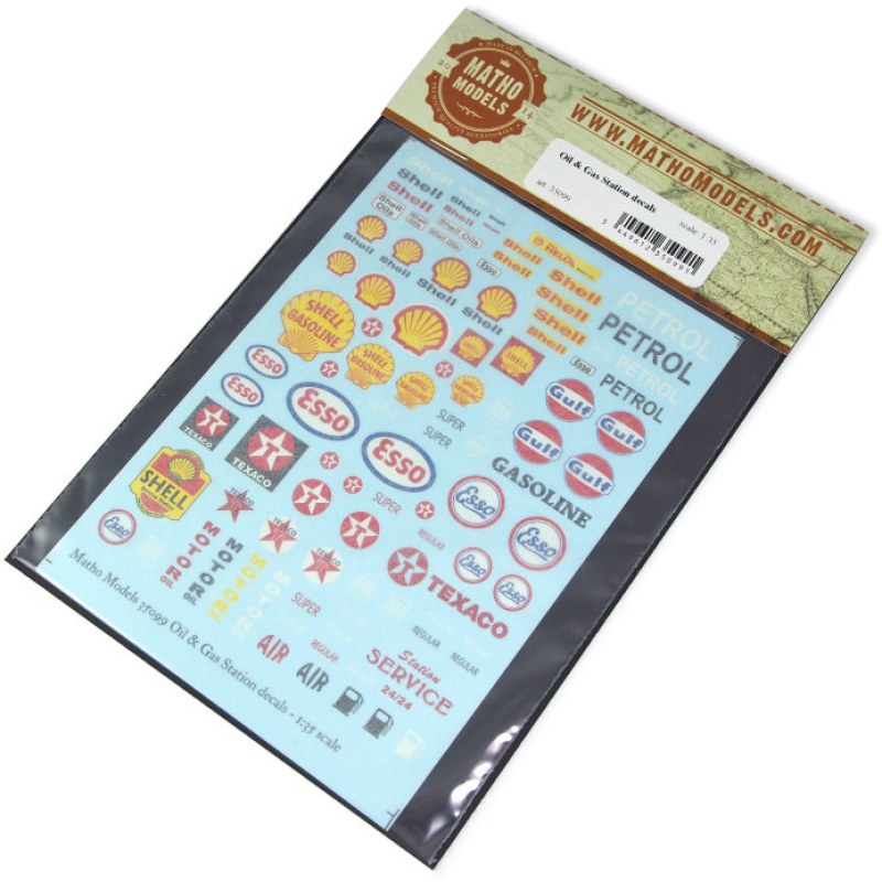 Matho Models Oil & Gas Station decals 1/35 35099 additional image 4