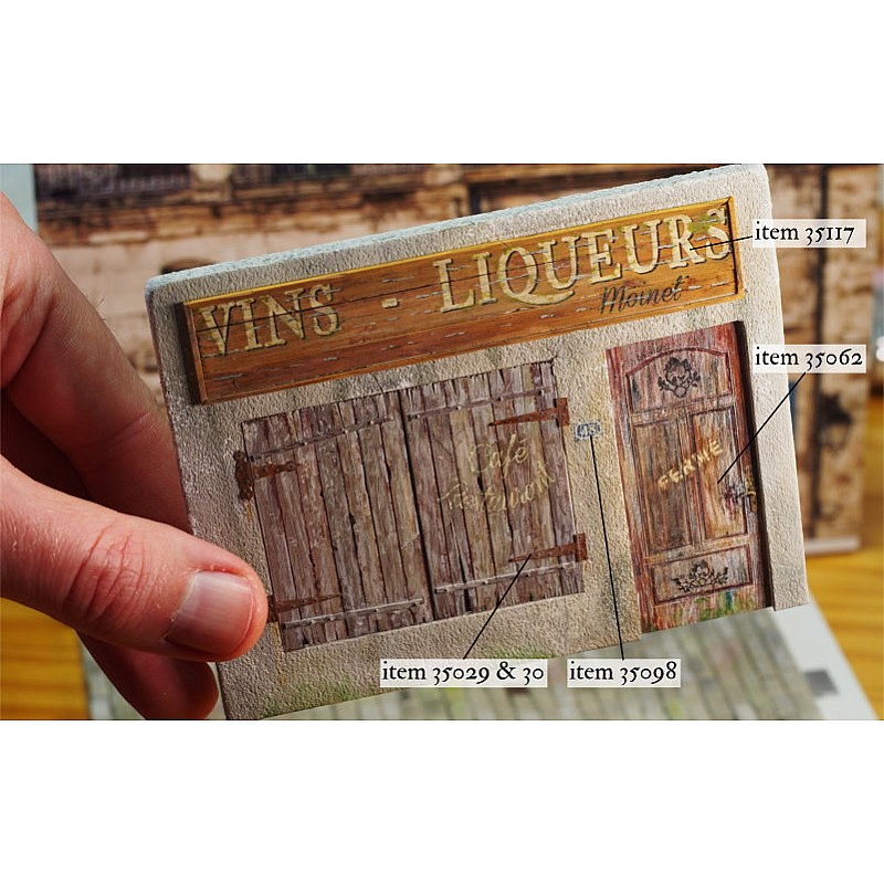 Matho Models Old French Commercial Signs 1/35 35117 additional image 3
