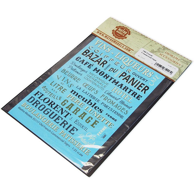 Matho Models Old French Commercial Signs 1/35 35117 additional image 7