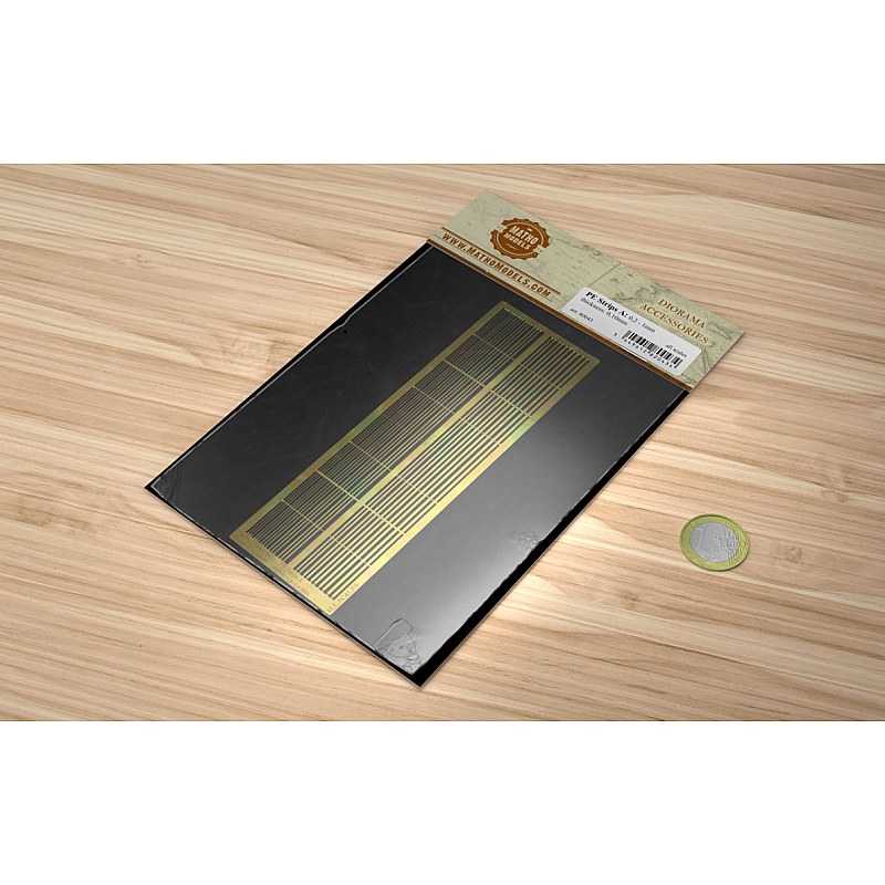 Matho Models PE Brass Strips A: 0.2 - 1mm (0.10mm thickness) 80043 additional image 2