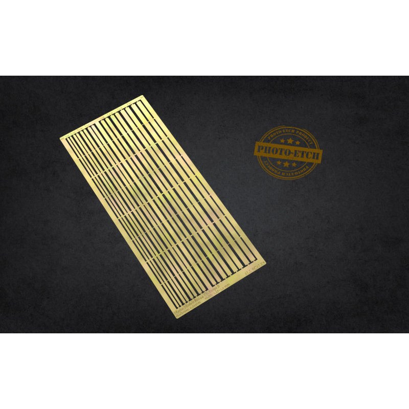 Matho Models PE Brass Strips B: 1.25 - 3mm (0.10mm thickness) 80044