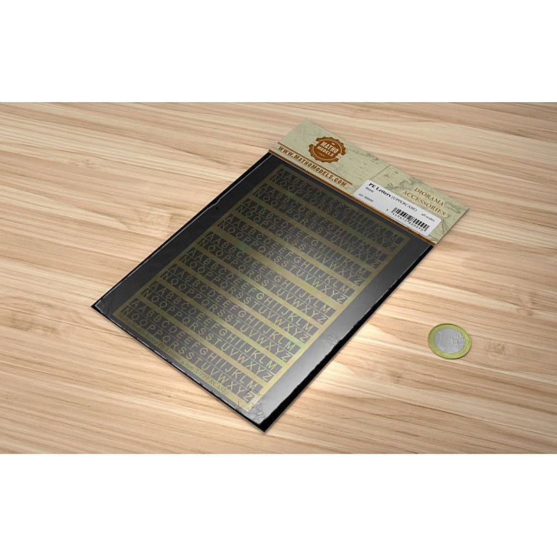 Matho Models PE Letters: 4mm (UPPERCASE) 80009 additional image 2