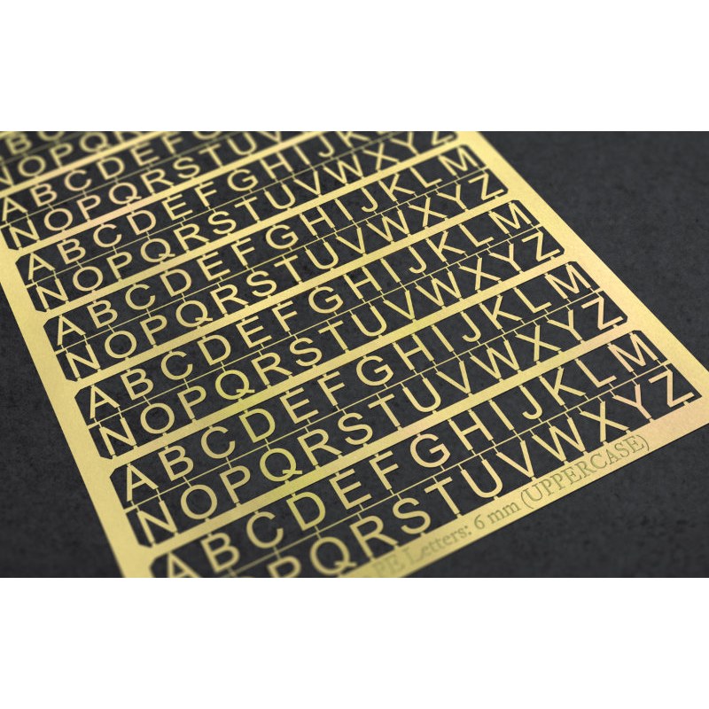 Matho Models PE Letters: 6mm (UPPERCASE) 80010 additional image 3