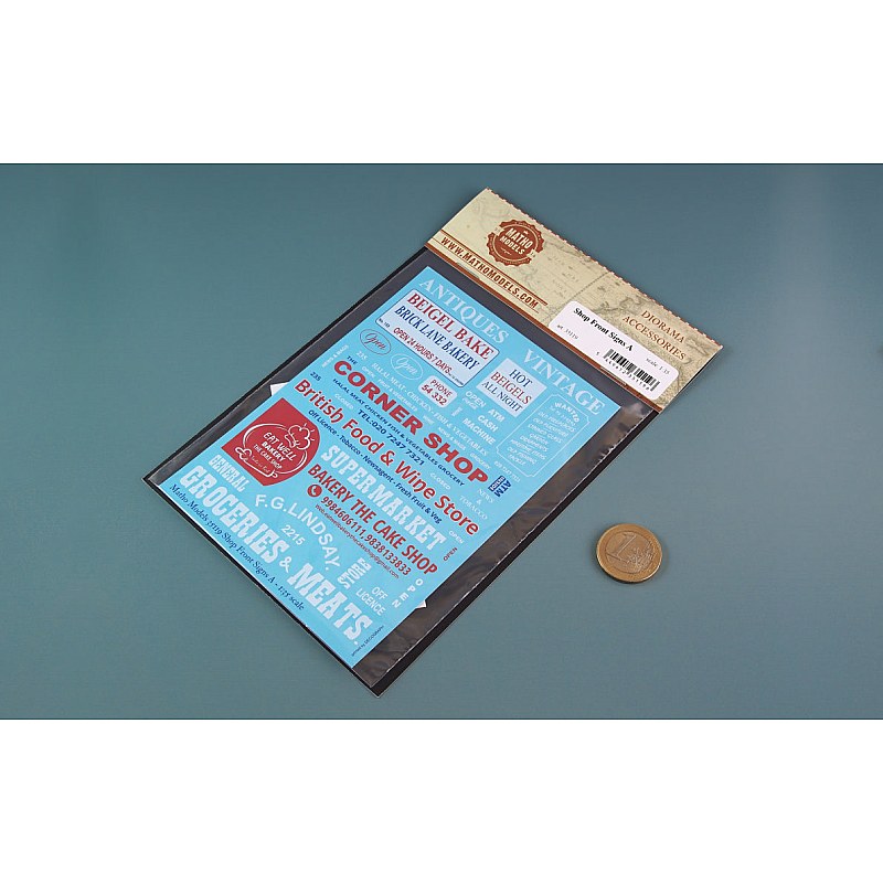 Matho Models Shop Front Signs A 1/35 35119 additional image 3