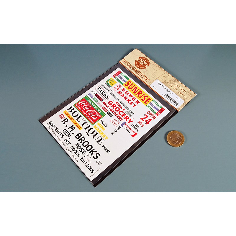 Matho Models Shop Front Signs C 1/35 35121 additional image 5
