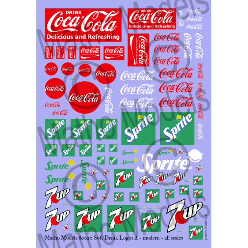 Matho Models Soft Drink Logos A - modern 80020 additional image 2