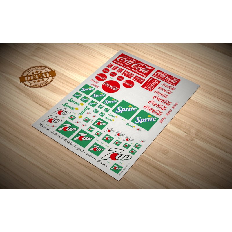 Matho Models Soft Drink Logos A - modern 80020