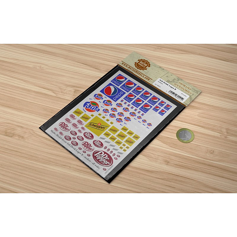 Matho Models Soft Drink Logos B - modern 80021 additional image 4