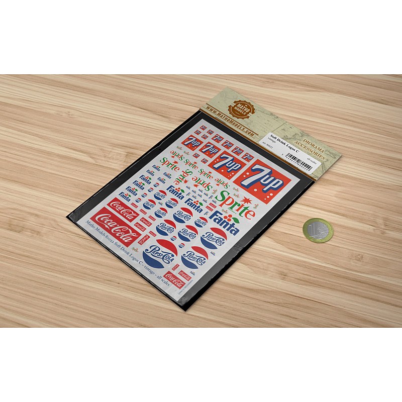 Matho Models Soft Drink Logos C - vintage 80022 additional image 4