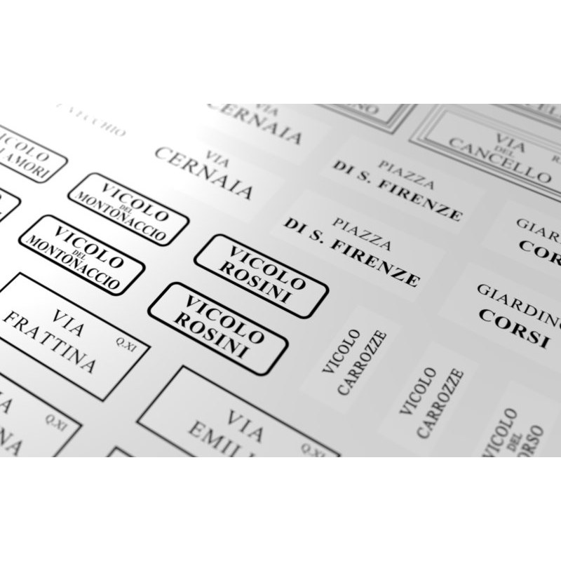 Matho Models Street Name Signs B - Italian 1/35 35124 additional image 4
