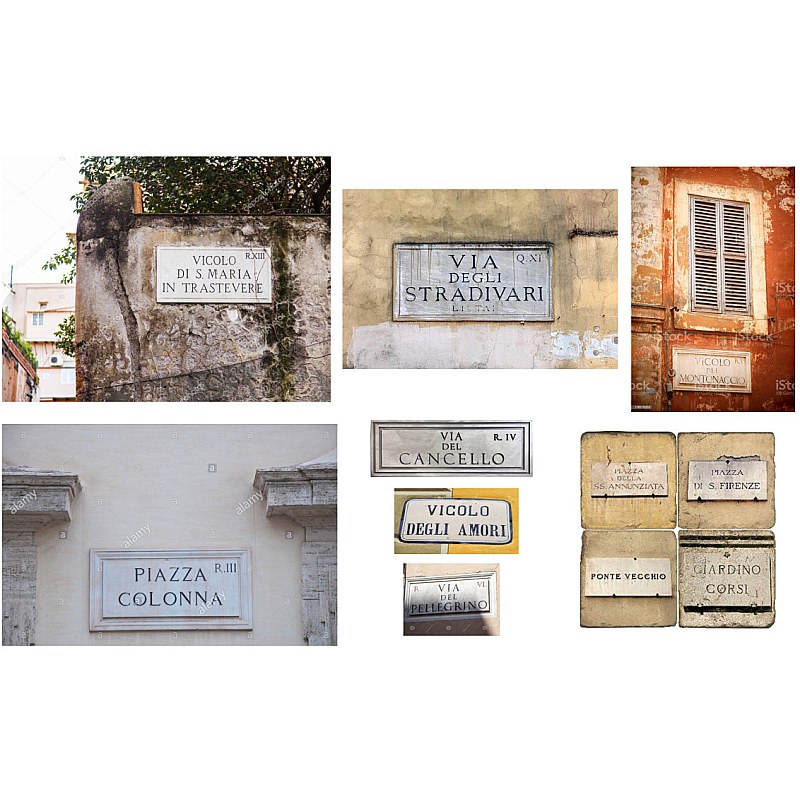 Matho Models Street Name Signs B - Italian 1/35 35124 additional image 5