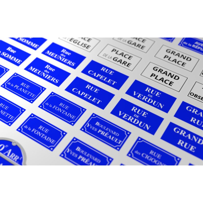 Matho Models Street Name Signs - BIG SET 1/35 35128 additional image 8