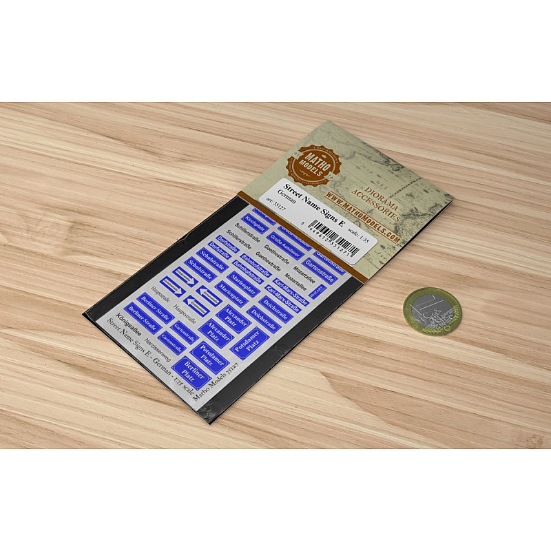 Matho Models Street Name Signs E - German 1/35 35127 additional image 3