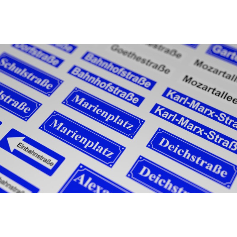 Matho Models Street Name Signs E - German 1/35 35127 additional image 4