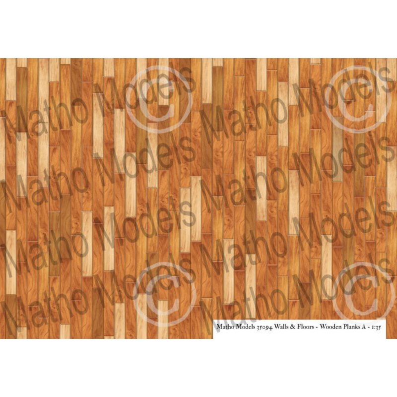 Matho Models Walls & Floors - Wooden Planks A 1/35 35094 additional image 2