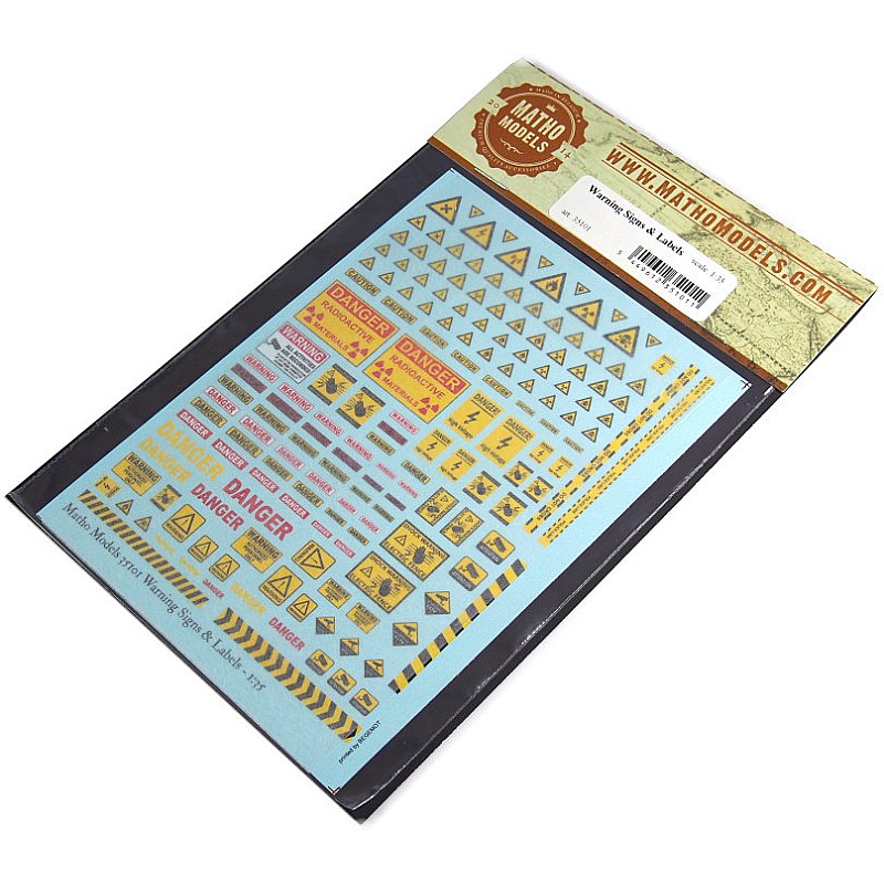 Matho Models Warning Signs & Labels 1/35 35101 additional image 5