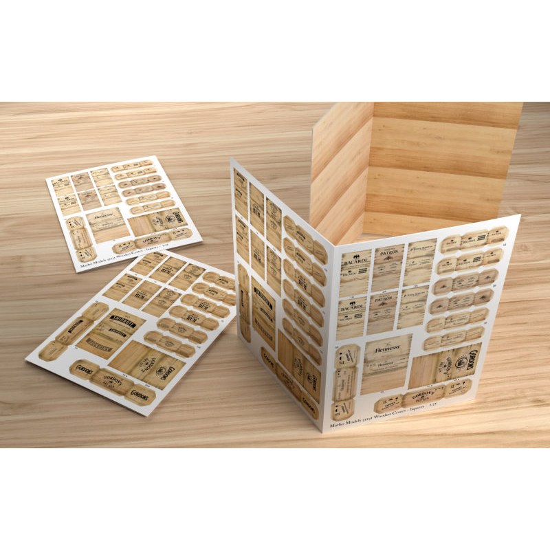Matho Models Wooden Crates: liquors 1/35 35131 additional image 4