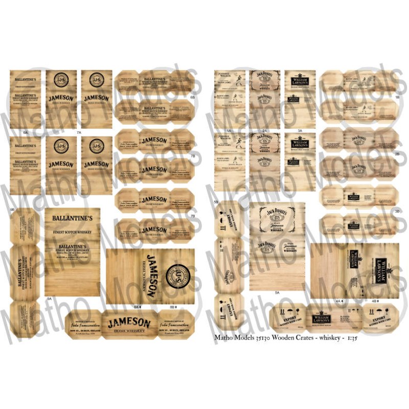 Matho Models Wooden Crates: whiskey 1/35 35130 additional image 3