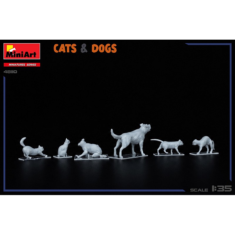 Miniart Cats and Dogs 1/35 38110 additional image 4