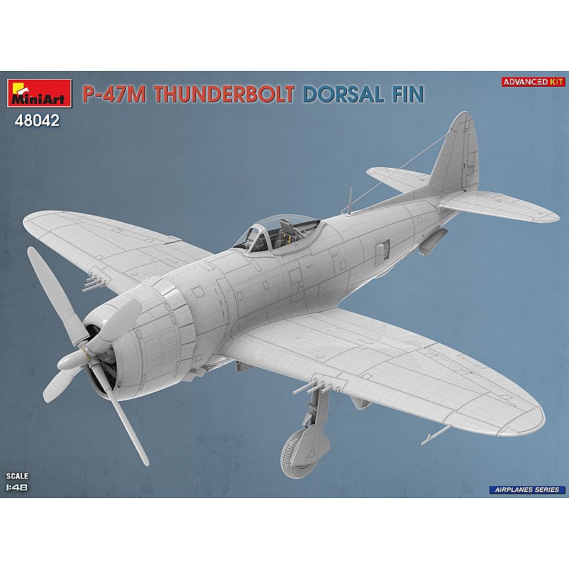 Miniart P-47M THUNDERBOLT. DORSAL FIN. ADVANCED KIT 1/48 48042 additional image 10