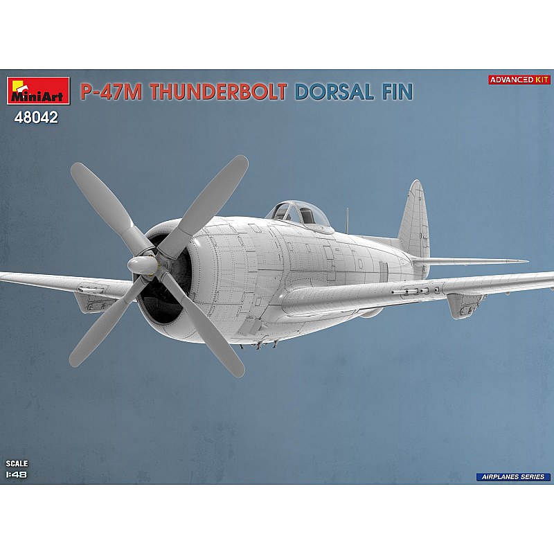 Miniart P-47M THUNDERBOLT. DORSAL FIN. ADVANCED KIT 1/48 48042 additional image 7