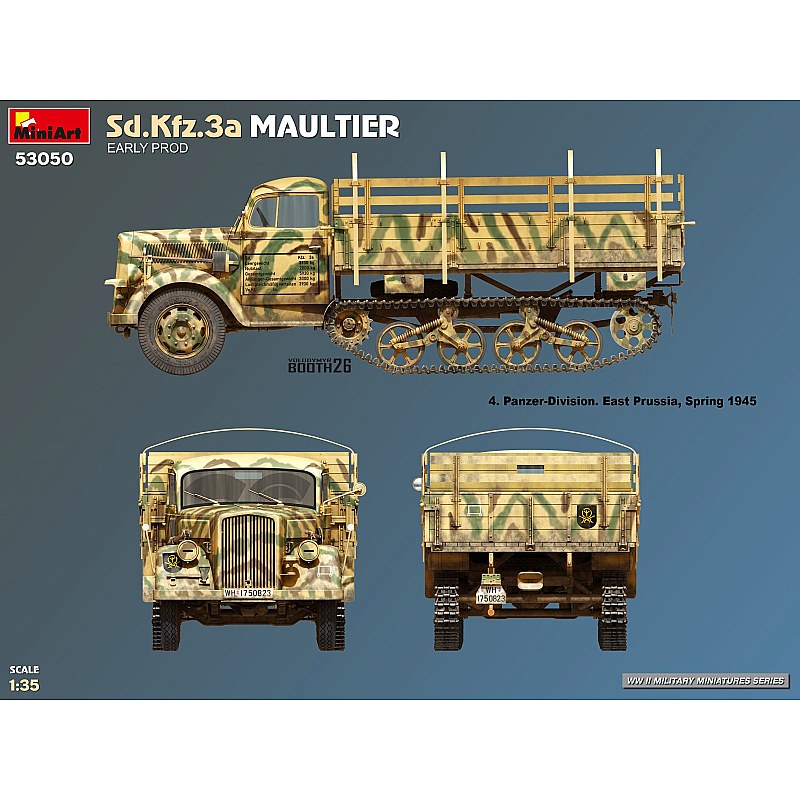 Miniart Sd.Kfz.3a Maultier. Early Prod 1/35 53050 additional image 3