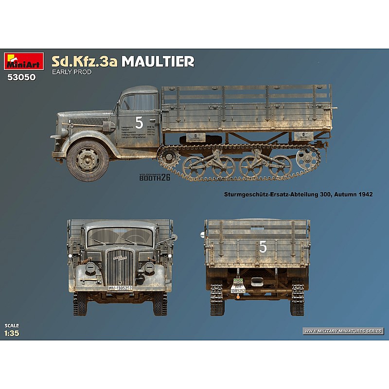 Miniart Sd.Kfz.3a Maultier. Early Prod 1/35 53050 additional image 4
