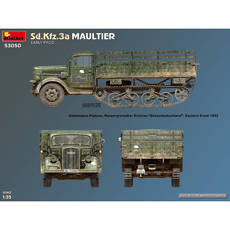 Miniart Sd.Kfz.3a Maultier. Early Prod 1/35 53050 additional image 5