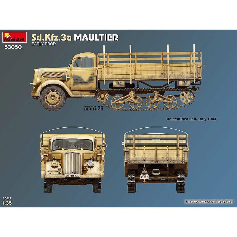 Miniart Sd.Kfz.3a Maultier. Early Prod 1/35 53050 additional image 6