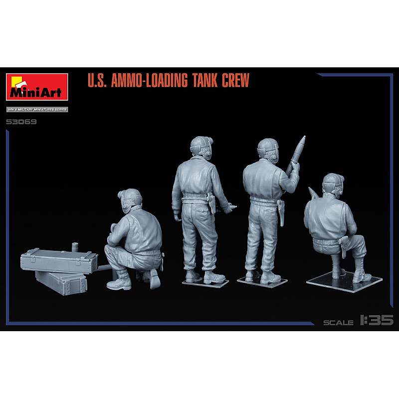 Miniart U.S. AMMO-LOADING TANK CREW. 2ND EDITION 1/35 53069 additional image 4