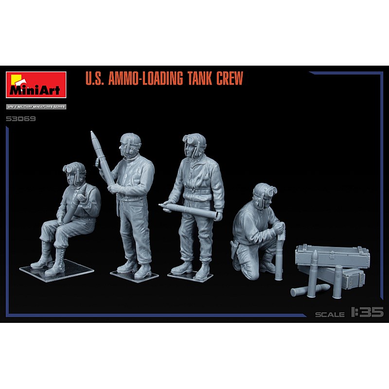 Miniart U.S. AMMO-LOADING TANK CREW. 2ND EDITION 1/35 53069 additional image 5