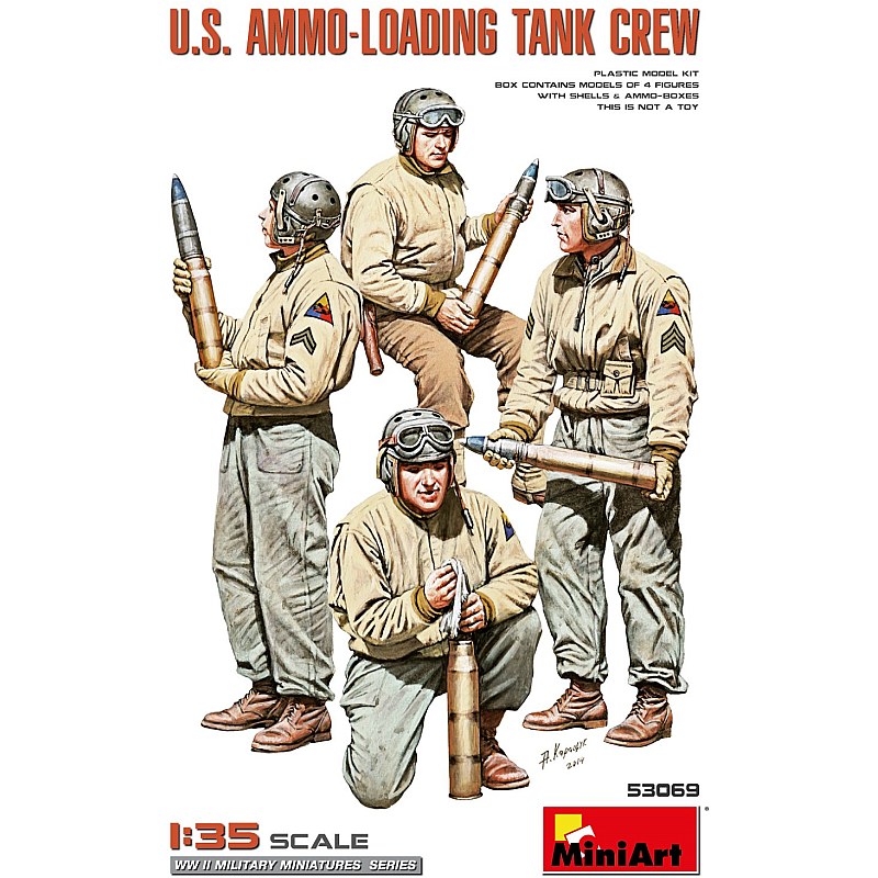 Miniart U.S. AMMO-LOADING TANK CREW. 2ND EDITION 1/35 53069
