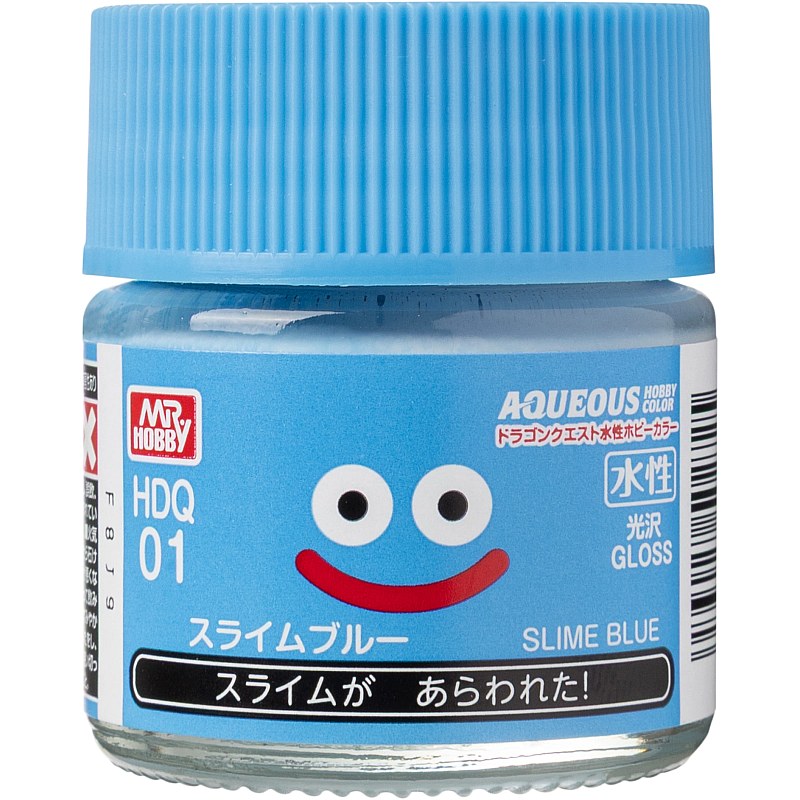 Mr Hobby HDQ-01 Aqueous Dragon Quest Color (10ml) Slime Blue 10ml HDQ-01