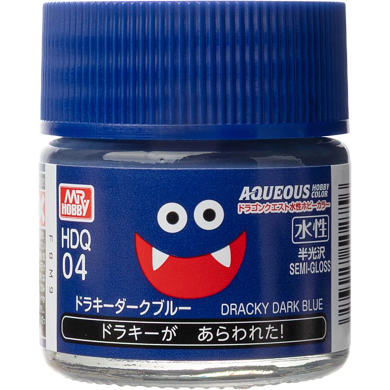 Mr Hobby HDQ-04 Aqueous Dragon Quest Color (10ml) Dracky Dark Blue 10ml HDQ-04