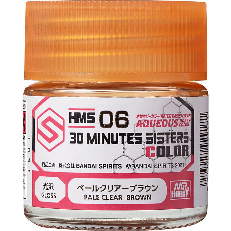 Mr Hobby HMS-06 Aqueous 30 Minutes Sisters Colors (10ml) Pale Clear Brown HMS-06