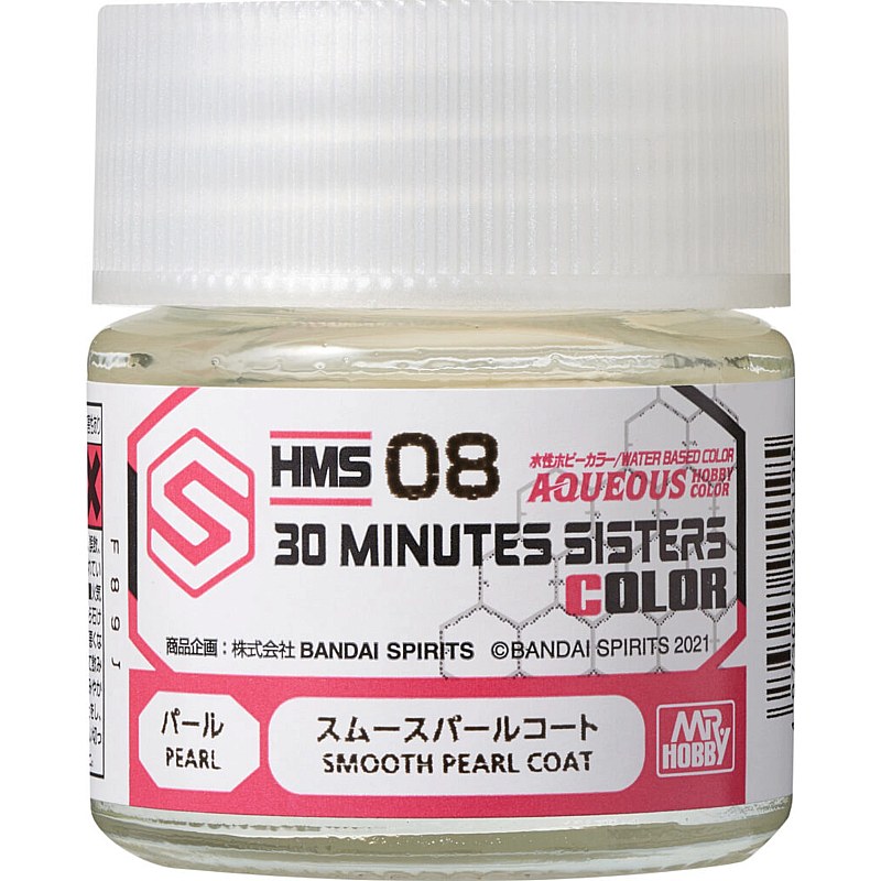 Mr Hobby HMS-08 Aqueous 30 Minutes Sisters Colors (10ml) Smooth Pearl Coat HMS-08