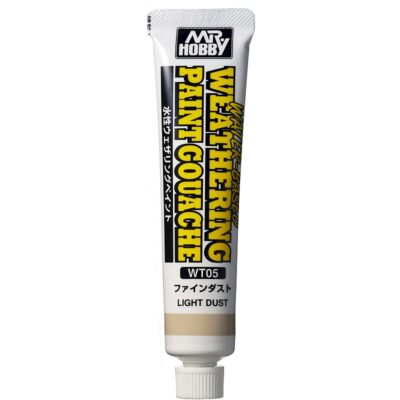 Mr Hobby WT-05 Water-based Weathering Paint Gouache (20ml) Light Dust WT-05