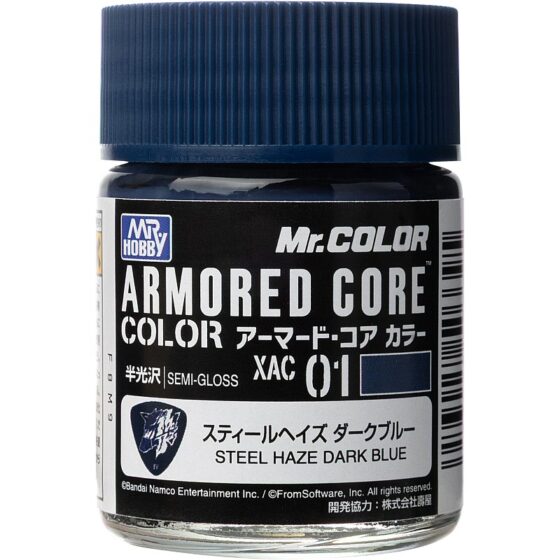 Mr Hobby XAC-01 Armored Core Color (18ml) Steel Haze Dark Blue XAC-01