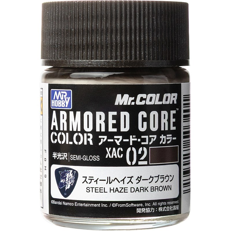 Mr Hobby XAC-02 Armored Core Color (18ml) Steel Haze Dark Brown XAC-02
