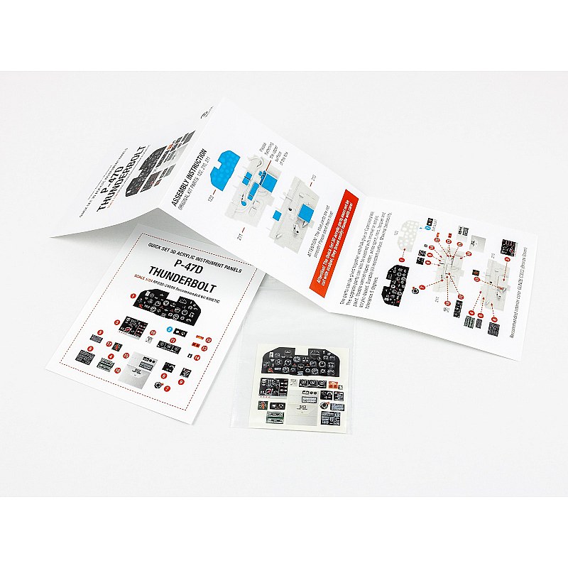 Red Fox Studio 1/24 P-47D Thunderbolt (for Kinetic it) Red Fox Studio SQS-24006 1/24 RFSQS-24006 additional image 3