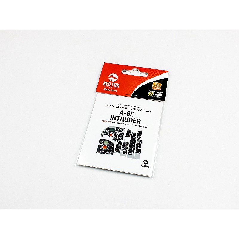 Red Fox Studio A-6E Intruder 3D Panel (1/32) RFSQS-32074 Red Fox Studio A-6E Intruder 3D Panel (1/32) RFSQS-32074
