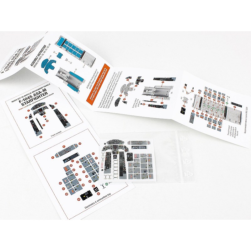 Red Fox Studio 1/32 F-104S ASA M Starfighter (for Italeri kit) SQS-32128 Red Fox Studio 1/32 RFSQS-32128 additional image 3
