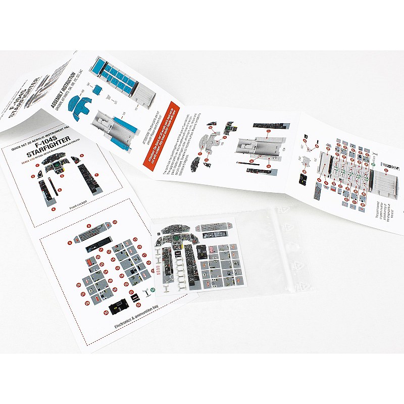 Red Fox Studio 1/32 F-104S Starfighter (for Italeri kit) SQS-32124 Red Fox Studio 1/32 RFSQS-32124 additional image 3