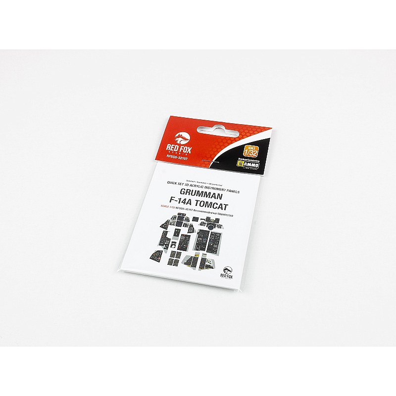 Red Fox Studio F-14A Tomcat 3D Instrument Panel (1/32) RFSQS-32107