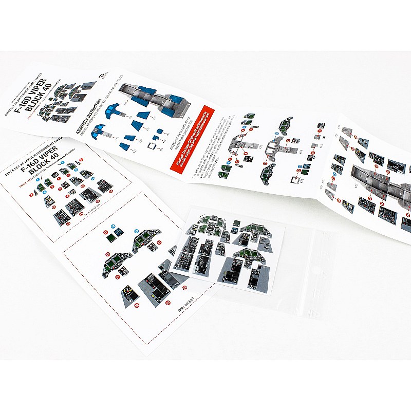 Red Fox Studio 1/32 F-16D Block 40 Viper (for Academy kit) SQS-32121 Red Fox Studio 1/32 RFSQS-32121 additional image 3