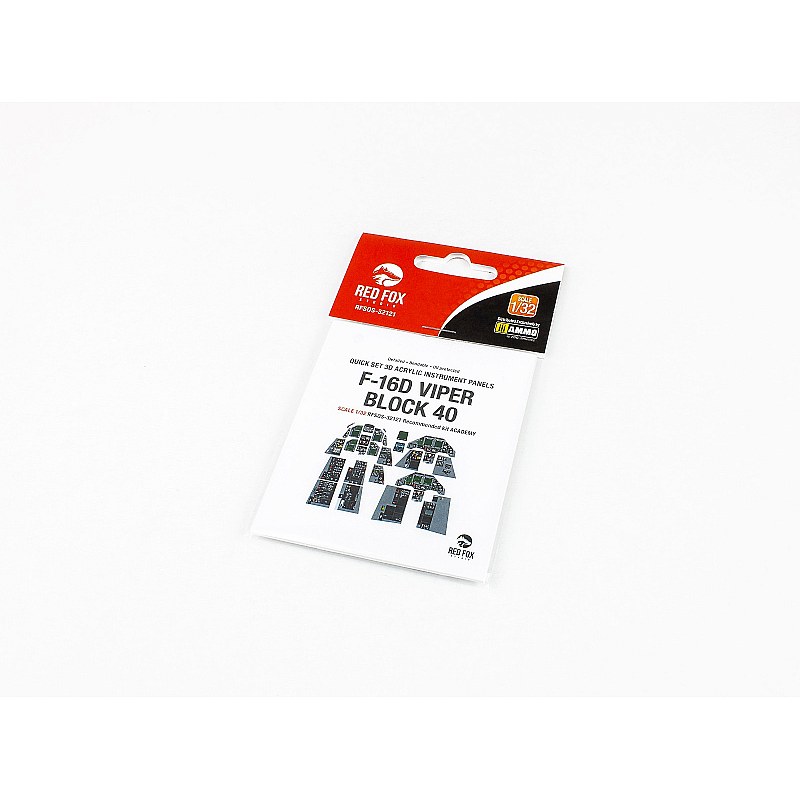 Red Fox Studio F-16D Block 40 Viper (1/32) RFSQS-32121 Red Fox Studio F-16D Block 40 Viper (1/32) RFSQS-32121