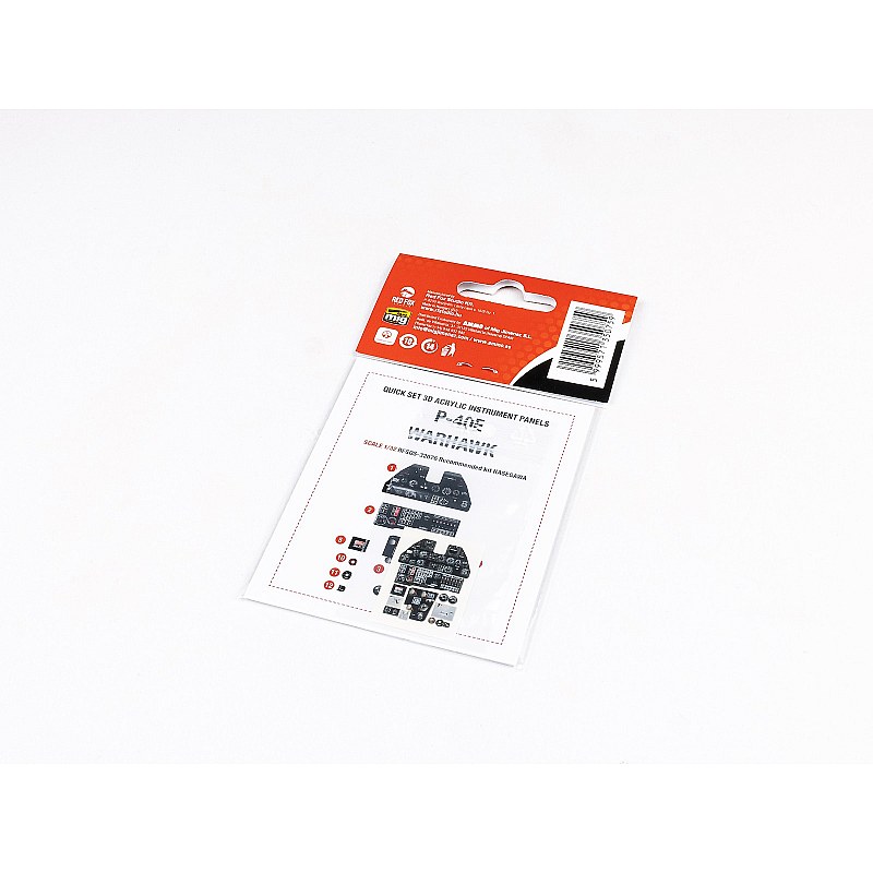 Red Fox Studio 1/32 P-40E Warhawk (for Hasegawa kit) Red Fox Studio SQS-32076 1/32 RFSQS-32076 additional image 2