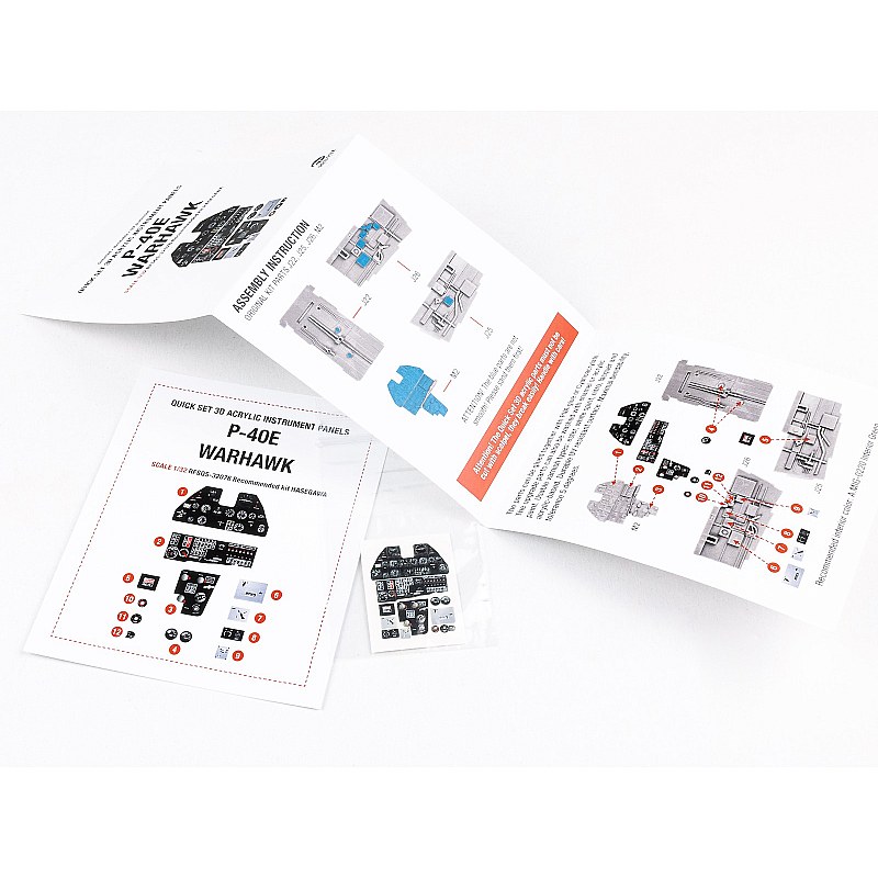Red Fox Studio 1/32 P-40E Warhawk (for Hasegawa kit) Red Fox Studio SQS-32076 1/32 RFSQS-32076 additional image 3